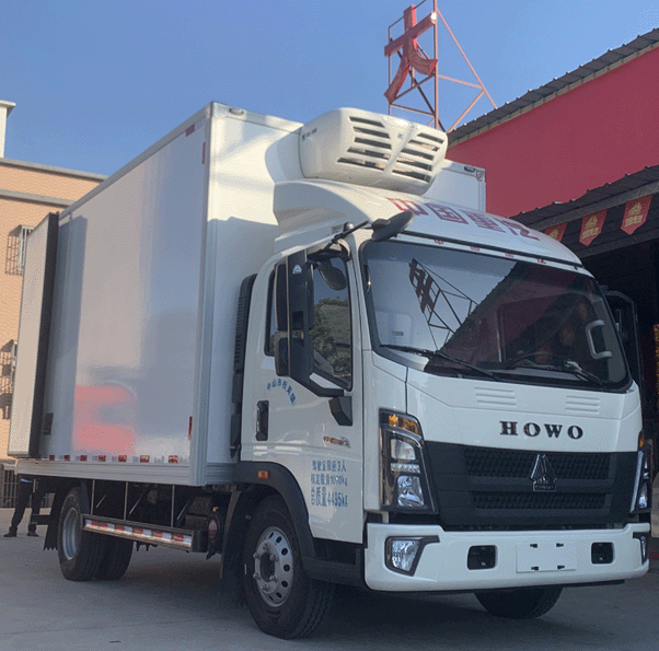 中国重汽HOWO 统帅 160马力  4.2米冷藏车(国六)