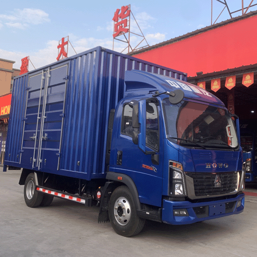中国重汽HOWO 统帅  新款 130马力 4.2米单排厢式轻卡(国六)